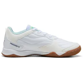 Puma Pressing IV Hallenschuhe Herren White/Aqua/Fizzy Light/Sea Glass 44,5