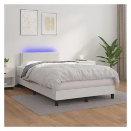 vidaXL Boxspringbett 120 x 200 cm Weiß