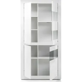 Home Affaire Vitrine Carat 100 x 35 x 198 cm Weiß