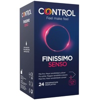 Control Finissimo Senso-Kondome. Box mit 24 feinen Kondomen, höhere Empfindlichkeit, Gleitmittel, sicheres Sex. Genießen Sie Kondome mit perfekter Passform.