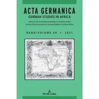 Peter Lang Acta Germanica