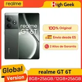 Globale Version Realme gt 6t 5g Smartphone 6000nit Hyper-Display 120w Super vooc Charge Snapdragon 7