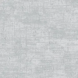 Profhome Spachtel Putz Tapete Struktur Glanzeffekt Grau/ Silber 0,53 m x 10,05 m