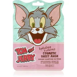 Mad Beauty Tom & Jerry Sheet Mask - Tom Feuchtigkeitsspendende Tuchmaske mit Hyaluronsäure 1 St.
