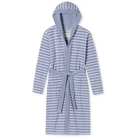 SCHIESSER Bademantel Feather Terry, Bade-mantel sauna Morgen-mantel grau 152 EU