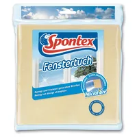 Spontex Fenstertuch, 1er Pack Streifenfreier Glanz, super soft wie Leder