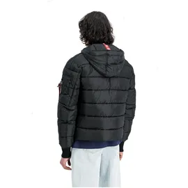 Alpha Industries Hooded Puffer schwarz 3XL