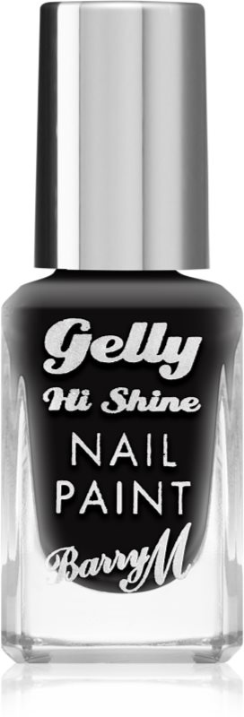 Barry M Gelly Hi Shine Nagellack Farbton Black forest 10 ml