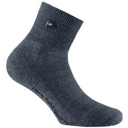 Rohner Advanced Socks Unisex Quarter Trekking Socken - Fibre Light Quarter Blau 44-46