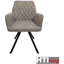 Hti-Living Esszimmerstuhl Tumalo 2er-Set Grau