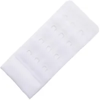 Miss Perfect Wow 2 Go BH Verlängerung 3 Haken Weiß BH Verschluss Erweiterung Bra Extender 4,5 cm Breite - Einheitsgröße