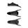 Mares X-wing Fußschlaufen - Black - EU 38-39