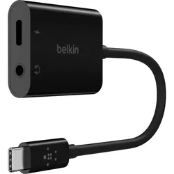 Belkin RockStar - USB-C zu Kopfhöreranschluss / Ladeadapter - USB-C männlich bis...