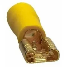 SINUSLIVE Car HiFi Flachstecker 10er Set 6 mm2 6.3 mm vergoldet