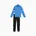 Teamrise Blau/Silber 140