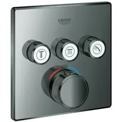 Grohe Fertigset Grohtherm Smartcontrol hd graph., eck, UP-THM, 3 Absperrventile