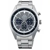 Orient Armbanduhr Sportlich Neo 70's Neo-Seventies Solar Panda Dunkelgrau