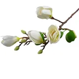 Charmante künstliche Magnolien-Orchidee für elegantes Zuhause und Hochzeit (weiß)
