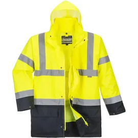 PORTWEST Warnschutz Winterjacke 5in1 "S766" - S - gelb/schwarz