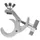 Eurolite DEC-250 Quick-Lock Haken silber