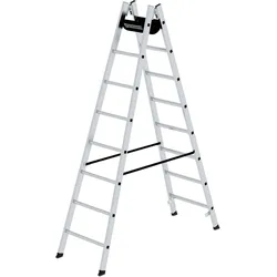 PROREGAL Sprossen-Stehleiter 2x8 Sprossen