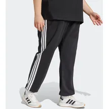 adidas Essentials 3-Streifen French Terry Cuffed Plus Joggers Black / White 2X