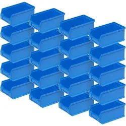 20x Sichtbox"PROFI" LB 5, LxBxH 175x100x75 mm, Inhalt 0,85 Liter, blau
