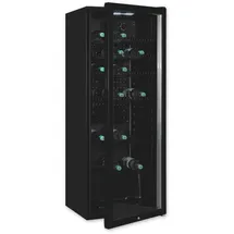 Exquisit GKS240-GT-160C Getränkekühlschrank (237 l, 1400 mm hoch, Schwarz)