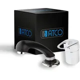 ATCO Friseur Armatur FREE HD Friseurarmatur Waschtischarmatur Einhebel Mischbatterie Waschtisch Waschbecken Brause Handbrause Rückwärtswaschbecken Chrom