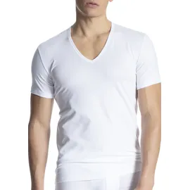 CALIDA Cotton Code V-Shirt Weiß Baumwolle Small Herren