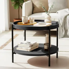 CLP Couchtisch Corbitan grau/Ø 50 cm