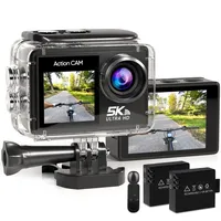 strex Action Cam 5K 50MP Touchscreen Schwarz