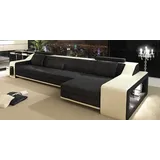 JVmoebel Design Sofa Couch Polster Sitz Eck Garnitur Sofas Leder Textil Themar SB