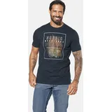 Jan Vanderstorm T-Shirt KNUTVIK mit nordischen Print blau 3XL (64/66)