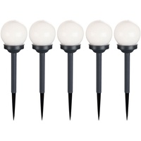 GLOBO 5er Set LED Außen Solar Lampen Kugel Design
