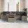 vidaXL Garten-Lounge-Set 7-tlg. grau