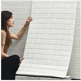 LuxusKollektion Küchenorganizer-Set 3D Wandpaneele Selbstklebend Steinoptik Ziegel Tapete 70x5m