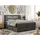 MKS Boxspringbett GOLD-5 KING LED 160/200 Dunkelgrau Velvet - H4,