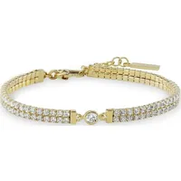 JETTE CASCADE Armband gelbgold 88301188 Größe 18