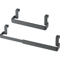 Metaltex Handtuchhalter Flex-Bar Ausziehbar Grau