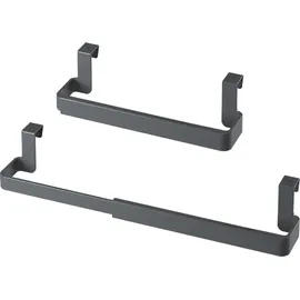 Metaltex Handtuchhalter Flex-Bar Ausziehbar Grau
