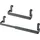 Metaltex Handtuchhalter Flex-Bar Ausziehbar Grau