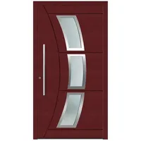 KNOCK Aluminium-Haustür »Terra Nova«, purpur - rot