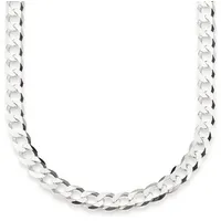 Bruno Banani Kette ohne Anhänger Schmuck Geschenk Silber 925 Halsschmuck Halskette Panzerkette silberfarben