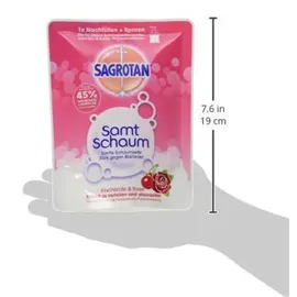 Sagrotan Samt-Schaum Seife Nachfüller Kirschblüte & Rose 250 ml