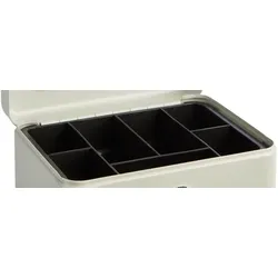 ALCO Geldkassette Stahlblech mit Schloss 310x225x75mm schwarz