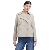 Cartoon Kurztrench mit Taschen Taupe,40 | 40