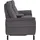 Home Affaire 2-Sitzer HOME AFFAIRE "Sisto, inklusive 2x Relaxfunktion motorisch mit Herz-Waage-Beschlag", grau, B:202cm H:108cm T:94cm, 100% Polyester, Sofas, Zwischenelement mit Tisch, Steckdose & USB-Ladestation