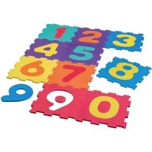 Happy People Bunte EVA-Zahlenpuzzlematte 10-teilig (Zahlen: 0-9)