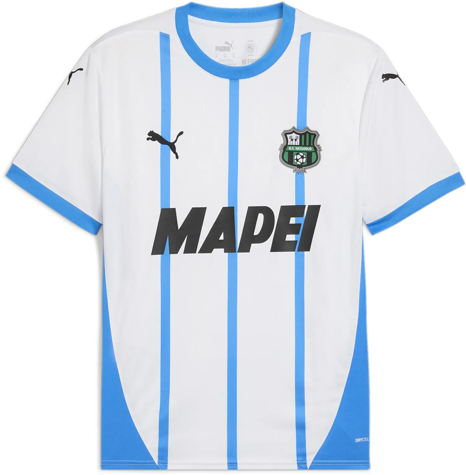 Trainingsshirt PUMA "US Sassuolo Calcio 24/25 Auswärtstrikot Herren" Gr. XL, blau (white ignite blue) Herren Shirts